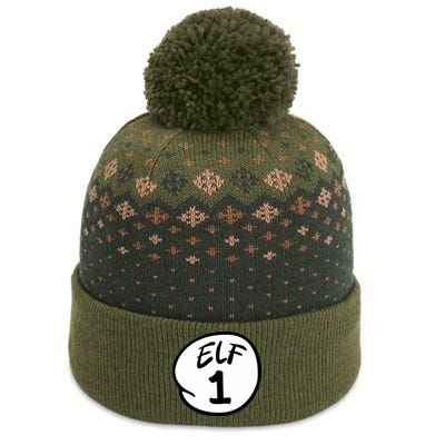 Elf 1 2 3 4 5 Custom Number Christmas The Baniff Cuffed Pom Beanie