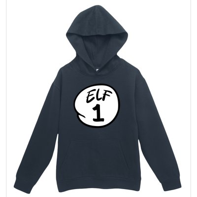 Elf 1 2 3 4 5 Custom Number Christmas Urban Pullover Hoodie