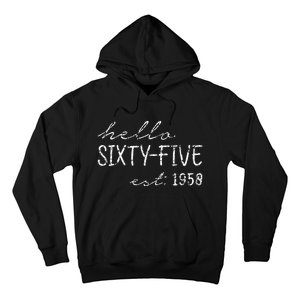 Est. 1958  65th Birthday Hoodie