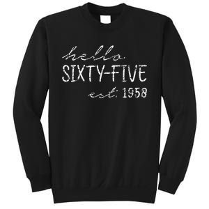 Est. 1958  65th Birthday Sweatshirt