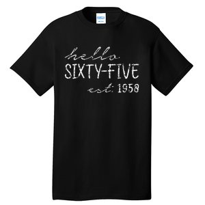 Est. 1958  65th Birthday Tall T-Shirt