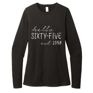 Est. 1958  65th Birthday Womens CVC Long Sleeve Shirt