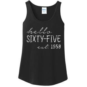 Est. 1958  65th Birthday Ladies Essential Tank