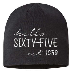 Est. 1958  65th Birthday Sustainable Beanie