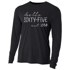 Est. 1958  65th Birthday Cooling Performance Long Sleeve Crew