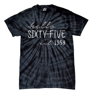 Est. 1958  65th Birthday Tie-Dye T-Shirt