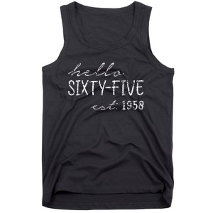 Est. 1958  65th Birthday Tank Top