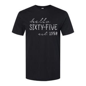 Est. 1958  65th Birthday Softstyle CVC T-Shirt