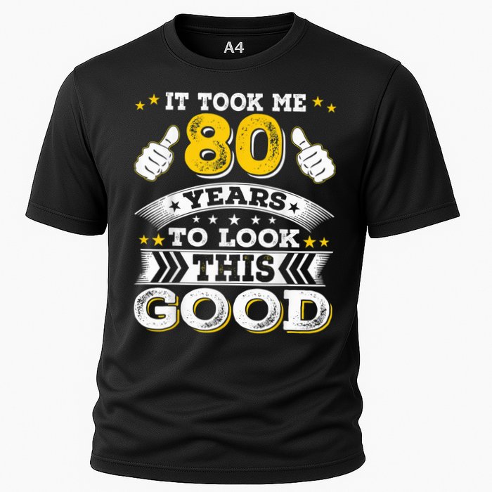 Eighty 1943 80th 80 Years Old birthday Idea For Dad Grandpa Cooling Performance Crew T-Shirt