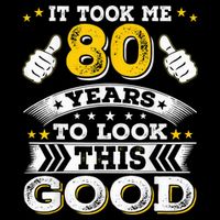 Eighty 1943 80th 80 Years Old birthday Idea For Dad Grandpa Cooling Performance Crew T-Shirt