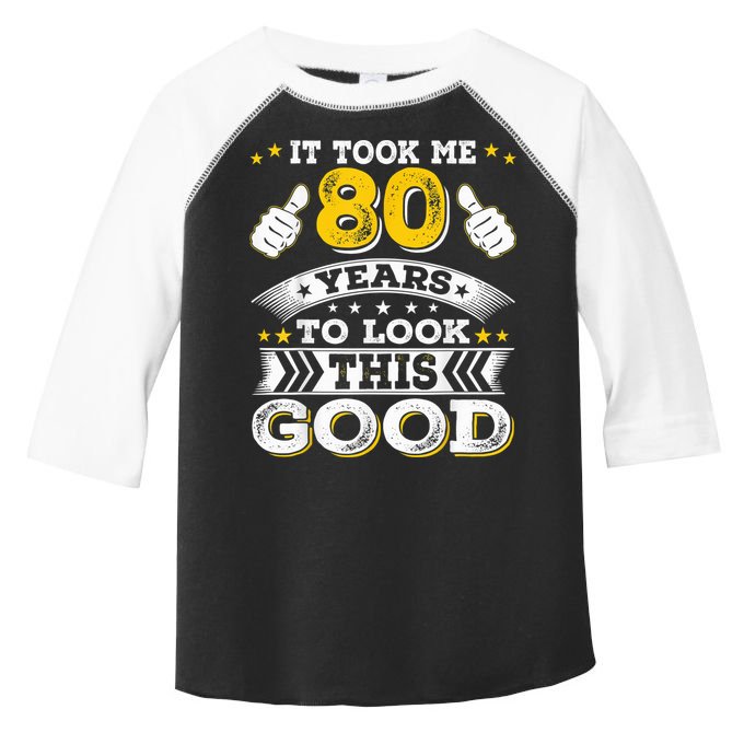 Eighty 1943 80th 80 Years Old birthday Idea For Dad Grandpa Toddler Fine Jersey T-Shirt