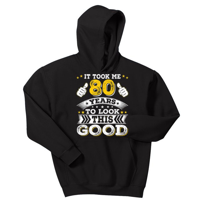 Eighty 1943 80th 80 Years Old birthday Idea For Dad Grandpa Kids Hoodie