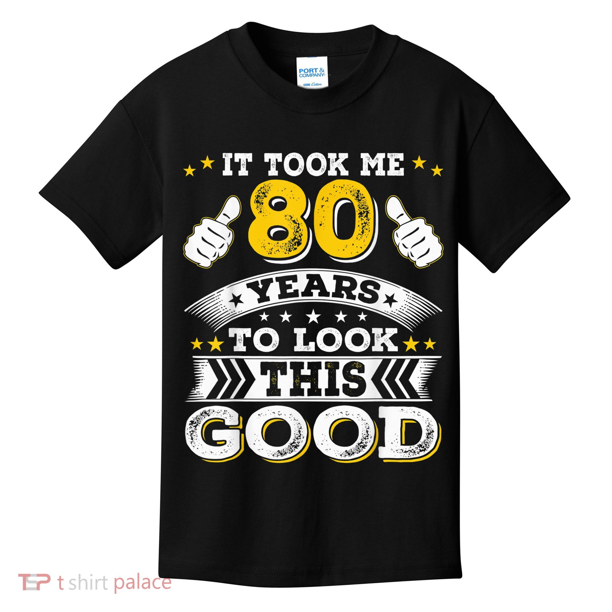 Eighty 1943 80th 80 Years Old birthday Idea For Dad Grandpa Kids T-Shirt