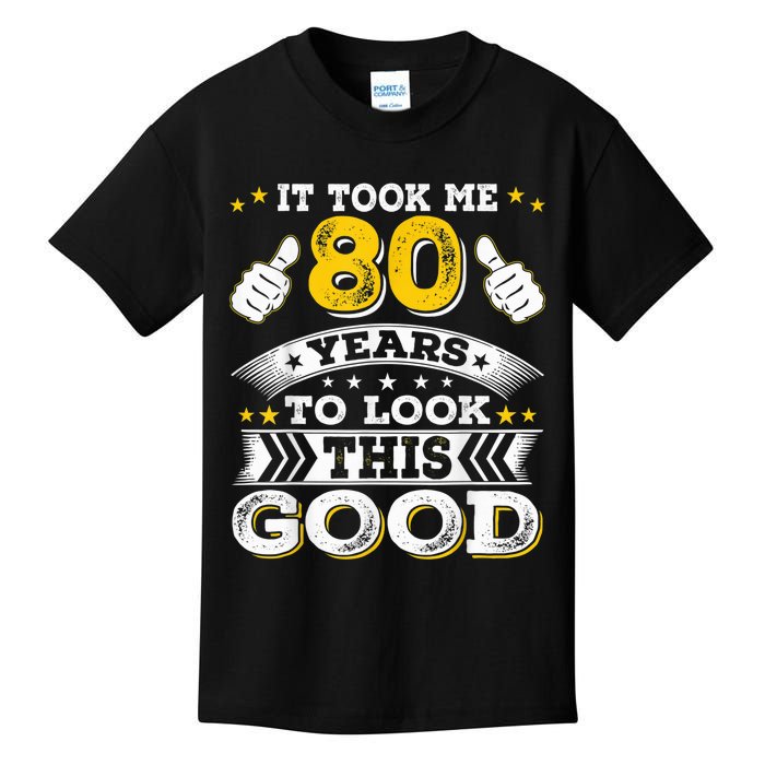 Eighty 1943 80th 80 Years Old birthday Idea For Dad Grandpa Kids T-Shirt