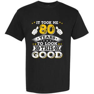 Eighty 1943 80th 80 Years Old birthday Idea For Dad Grandpa Garment-Dyed Heavyweight T-Shirt