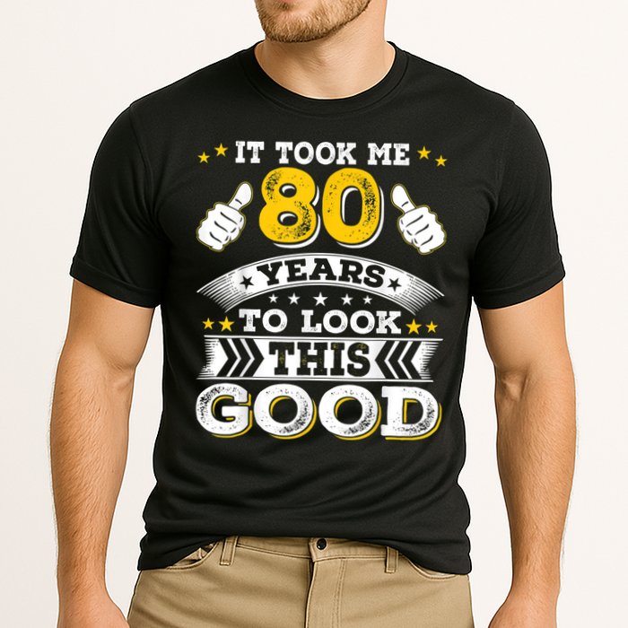 Eighty 1943 80th 80 Years Old birthday Idea For Dad Grandpa Cooling Performance Crew T-Shirt