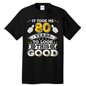 Eighty 1943 80th 80 Years Old birthday Idea For Dad Grandpa Tall T-Shirt