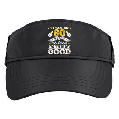 Eighty 1943 80th 80 Years Old birthday Idea For Dad Grandpa Adult Drive Performance Visor