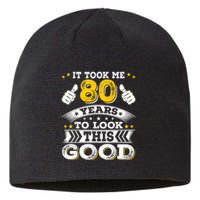 Eighty 1943 80th 80 Years Old birthday Idea For Dad Grandpa Sustainable Beanie