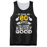 Eighty 1943 80th 80 Years Old birthday Idea For Dad Grandpa Mesh Reversible Basketball Jersey Tank