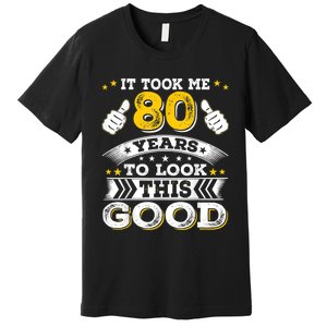 Eighty 1943 80th 80 Years Old birthday Idea For Dad Grandpa Premium T-Shirt