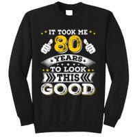 Eighty 1943 80th 80 Years Old birthday Idea For Dad Grandpa Tall Sweatshirt