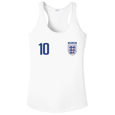 England 10 English 2024 Ladies PosiCharge Competitor Racerback Tank