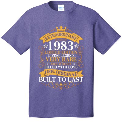 Extraordinary 1983 Limited Edition Built To Last 40th Birthday T-Shirt