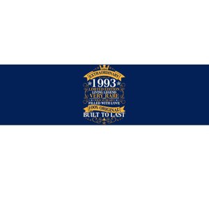 Extraordinary 1993 Limited Edition Built To Last 30th Birthday Bumper Sticker