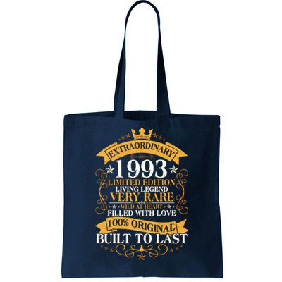 Extraordinary 1993 Limited Edition Built To Last 30th Birthday Tote Bag