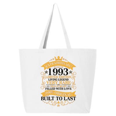 Extraordinary 1993 Limited Edition Built To Last 30th Birthday 25L Jumbo Tote