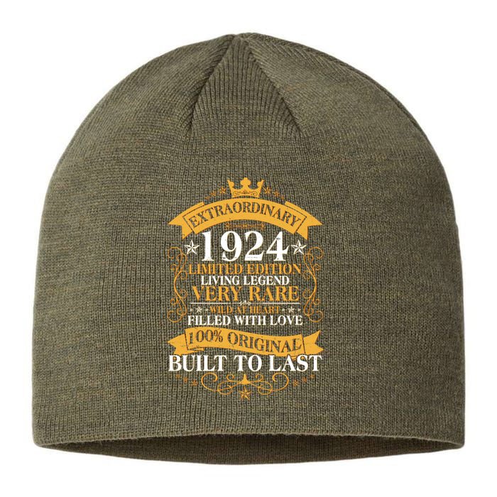 Extraordinary 1924 Limited Edition Built To Last 100th Birthday Sustainable Beanie