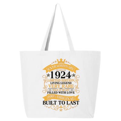 Extraordinary 1924 Limited Edition Built To Last 100th Birthday 25L Jumbo Tote