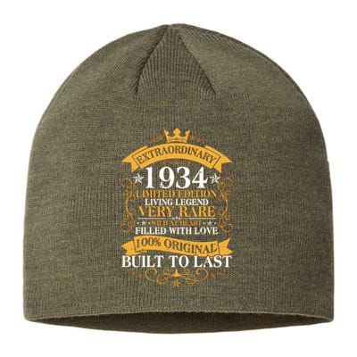 Extraordinary 1934 Limited Edition Built To Last 90th Birthday Sustainable Beanie