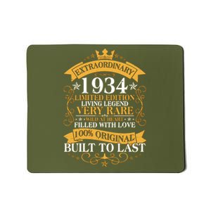 Extraordinary 1934 Limited Edition Built To Last 90th Birthday Mousepad