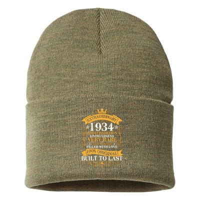 Extraordinary 1934 Limited Edition Built To Last 90th Birthday Sustainable Knit Beanie