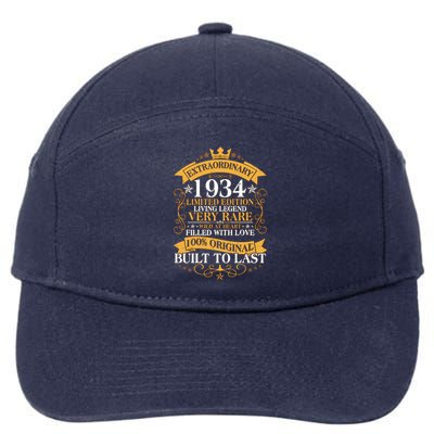 Extraordinary 1934 Limited Edition Built To Last 90th Birthday 7-Panel Snapback Hat