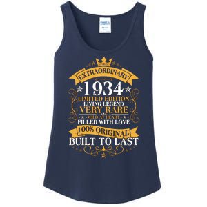 Extraordinary 1934 Limited Edition Built To Last 90th Birthday Ladies Essential Tank