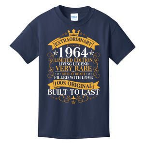 Extraordinary 1964 Limited Edition Built To Last 60th Birthday Kids T-Shirt