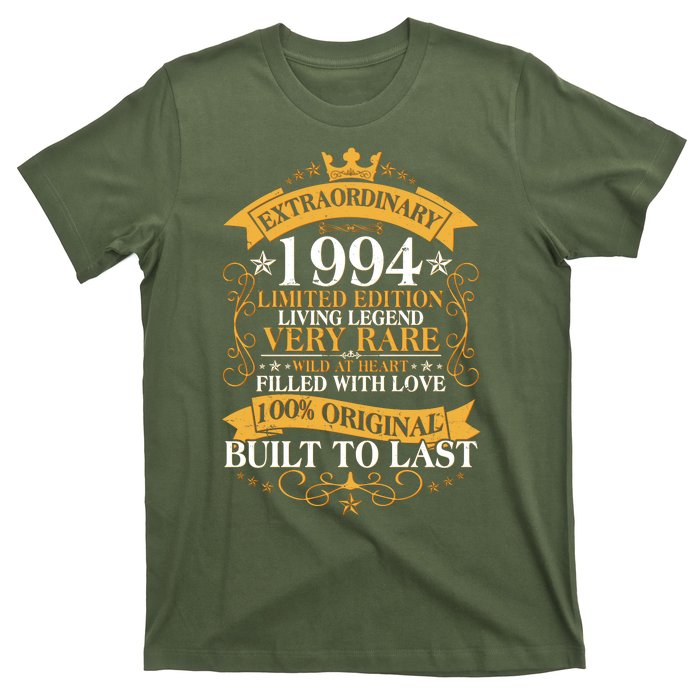 Extraordinary 1994 Limited Edition Built To Last 30th Birthday T-Shirt