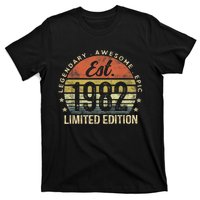 Est 1982 Limited Edition 41st Birthday Gifts 41 Year Old T-Shirt