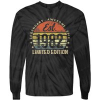 Est 1982 Limited Edition 41st Birthday Gifts 41 Year Old Tie-Dye Long Sleeve Shirt