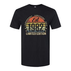 Est 1982 Limited Edition 41st Birthday Gifts 41 Year Old Softstyle CVC T-Shirt