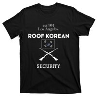 Est 1992 Los Angeles Roof Korean Security T-Shirt