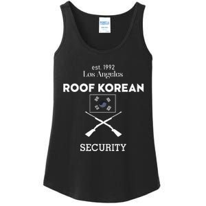 Est 1992 Los Angeles Roof Korean Security Ladies Essential Tank