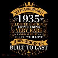 Extraordinary 1935 Limited Edition Built To Last 90th Birthday 16 in Basic Backpack