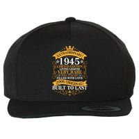 Extraordinary 1945 Limited Edition Built To Last 80th Birthday Wool Snapback Cap