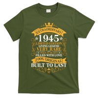 Extraordinary 1945 Limited Edition Built To Last 80th Birthday T-Shirt