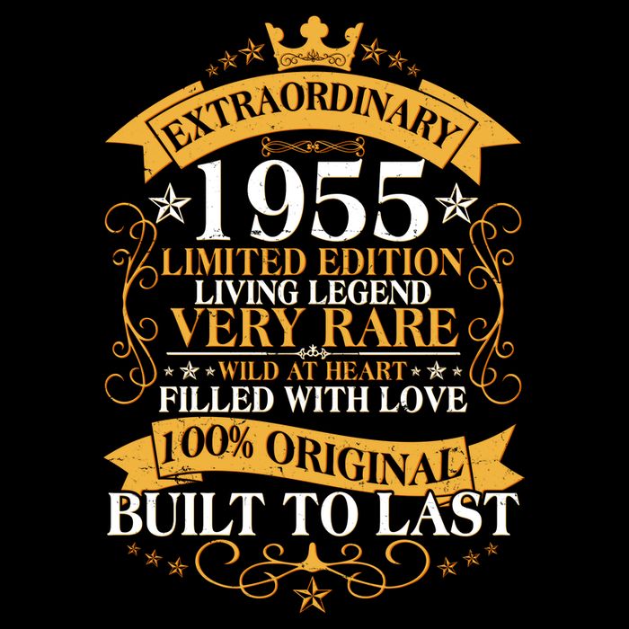 Extraordinary 1955 Limited Edition Built To Last 70th Birthday Womens T-Shirt