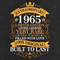 Extraordinary 1965 Limited Edition Built To Last 60th Birthday Adult Drive Performance Visor